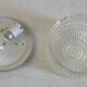Ceiling light or wall sconce in prismatic glass - mid 20th century.