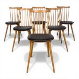 Set of 6 Sonate model chairs by Baumann