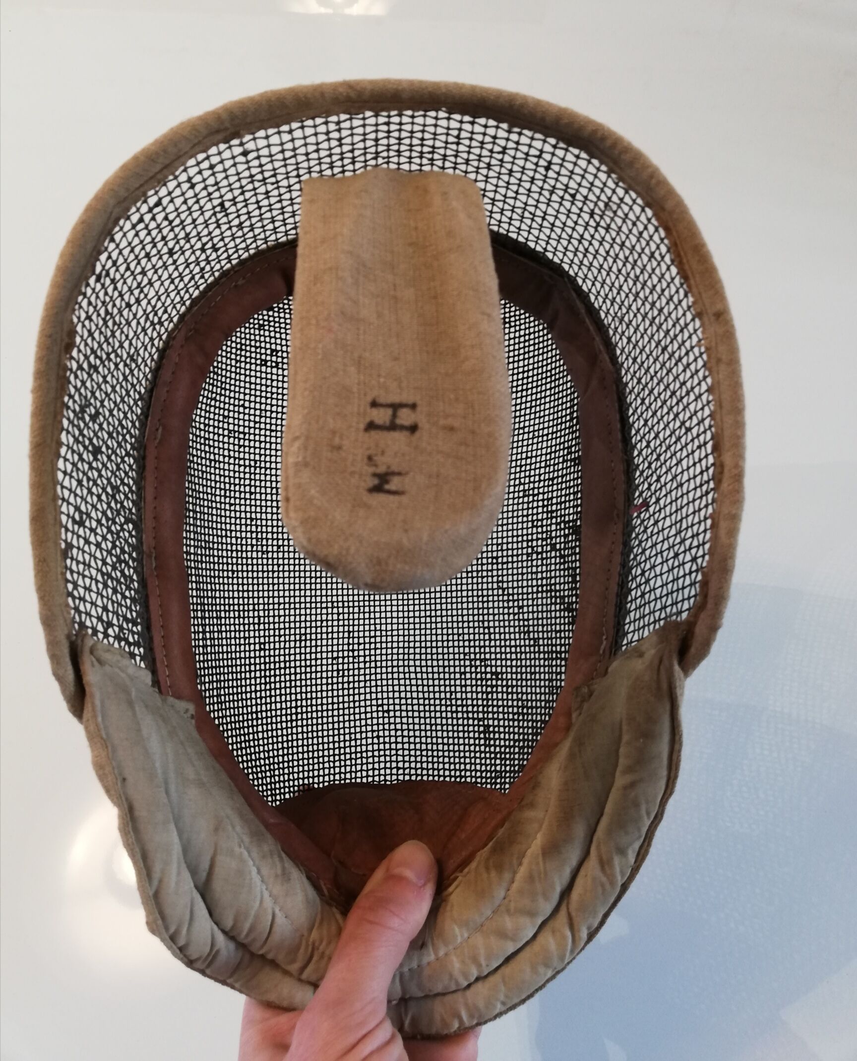 Fencing mask early 20th century