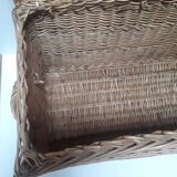 Wicker trunk L75xH53xD48 vintage