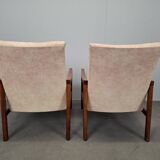 Pair of TON Mid-Century Modern Armchairs, Czechoslovakia, 1970s