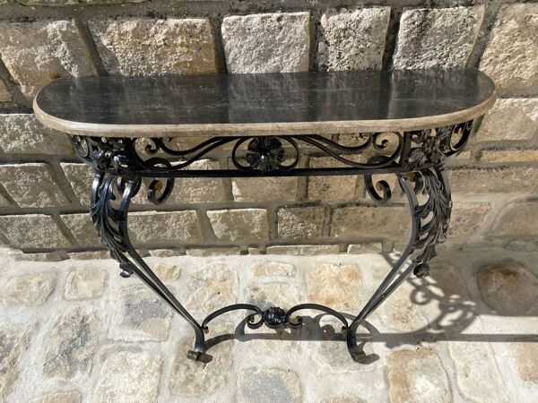 Console en fer forgé