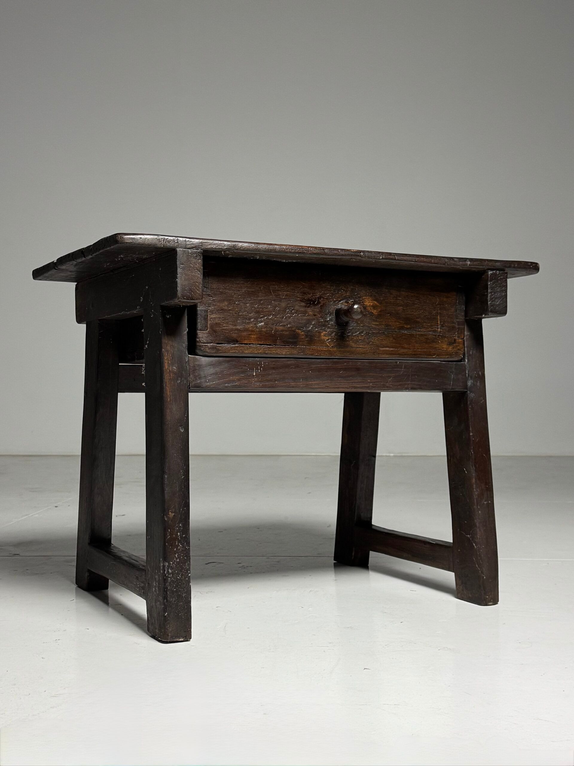 Spanish side table, rustic, early 20th century