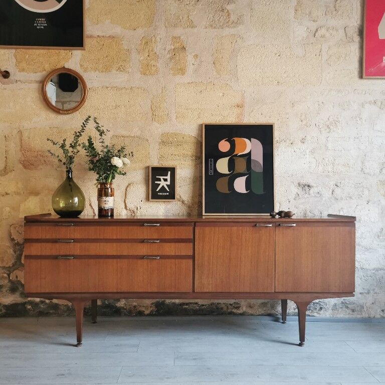 Enfilade en teck vintage