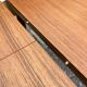 Table ronde en teck extensible design scandinave