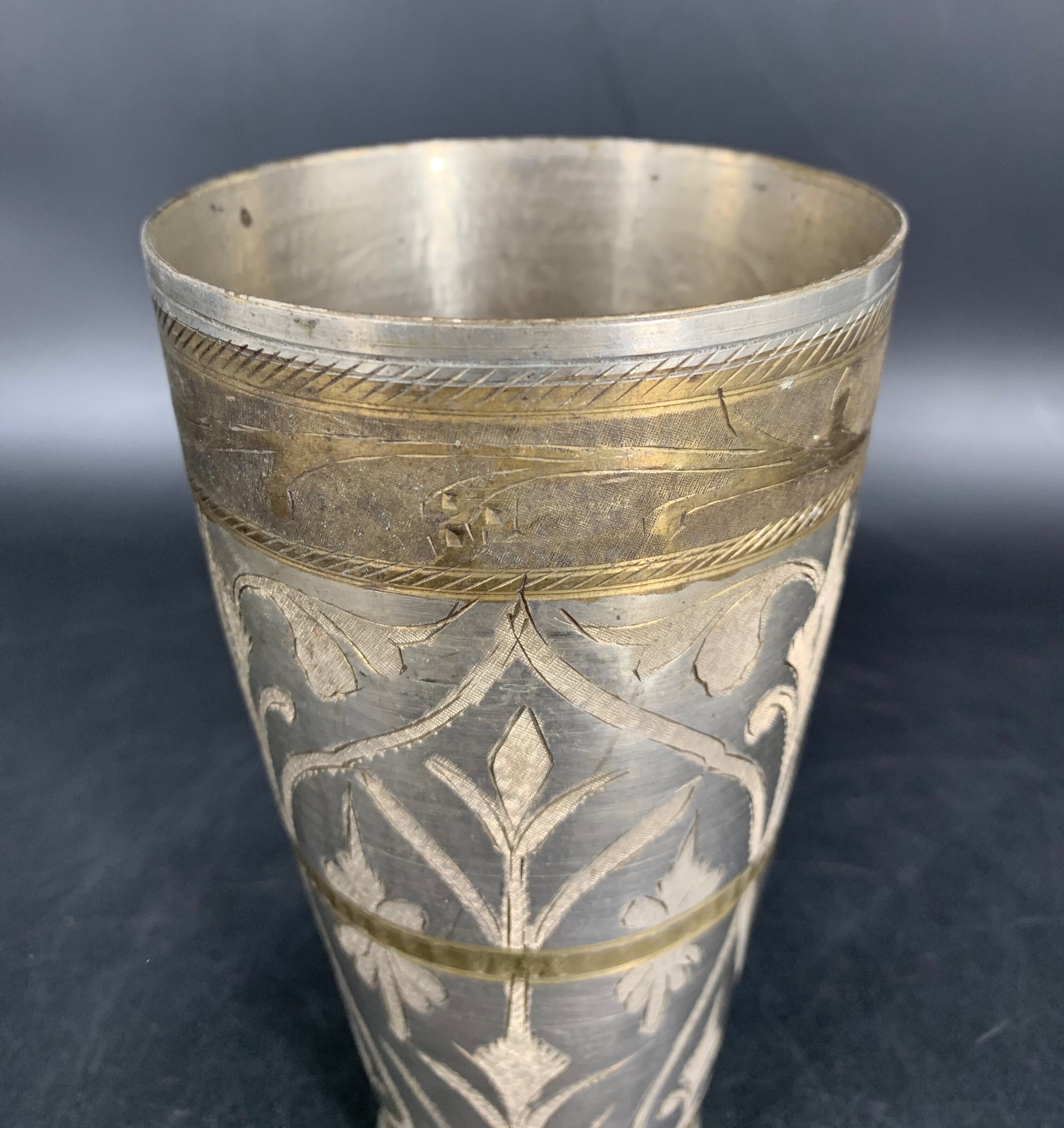 Verre à Lassi ancien N°15 Inde Pakistan