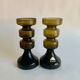 Pair of Candleholders, Ingrid Glashütte, Austria, 1960s