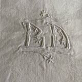 Set of linen towels monogram BD