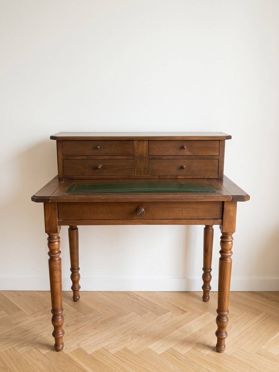 Antique Napoleon-style wooden desk