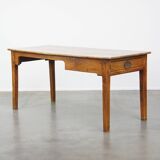 French Antique Dining Table / Desk with Drawer – Late 18th Century