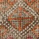 Light Orange & Red Turkish Runner Rug, 87x410Cm