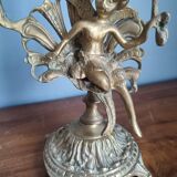Antique bronze candlesticks