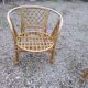 Living room  vintage rattan