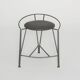 6 silver moon stools by Pascal Mourgue for Fermob 1985