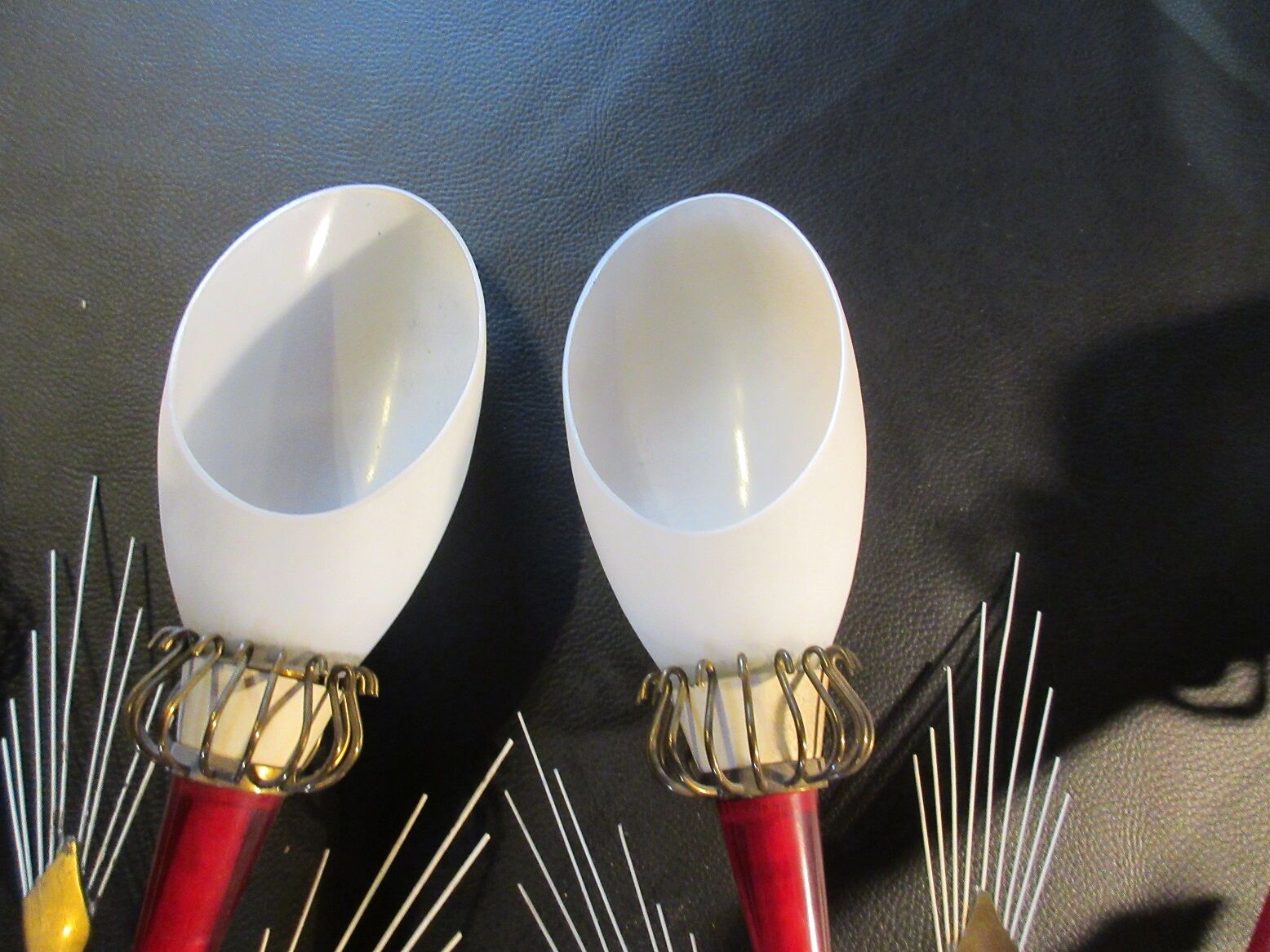 Pair of muguet sconces by Lunel 1950s