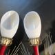 Pair of muguet sconces by Lunel 1950s