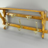 Vintage wooden coat rack