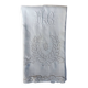 large sheet 2m25 x 3m, 19th-century Richelieu embroidery, monogrammed MG