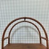 Rattan shelf on legs (refurbished)