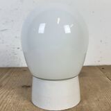 Vintage White Porcelain Ceiling Light, 1970s