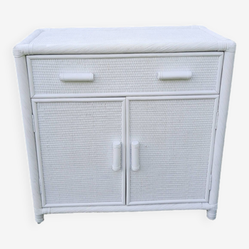Small rattan sideboard/chest of drawers