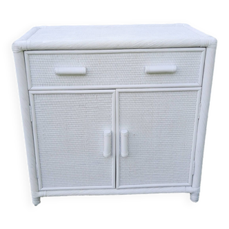 Small rattan sideboard/chest of drawers