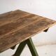 Antique trestle table made of pine wood – Central Europe, circa 1900
