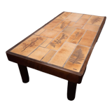 Table basse Raymonde Leduc modèle "Herbier"
