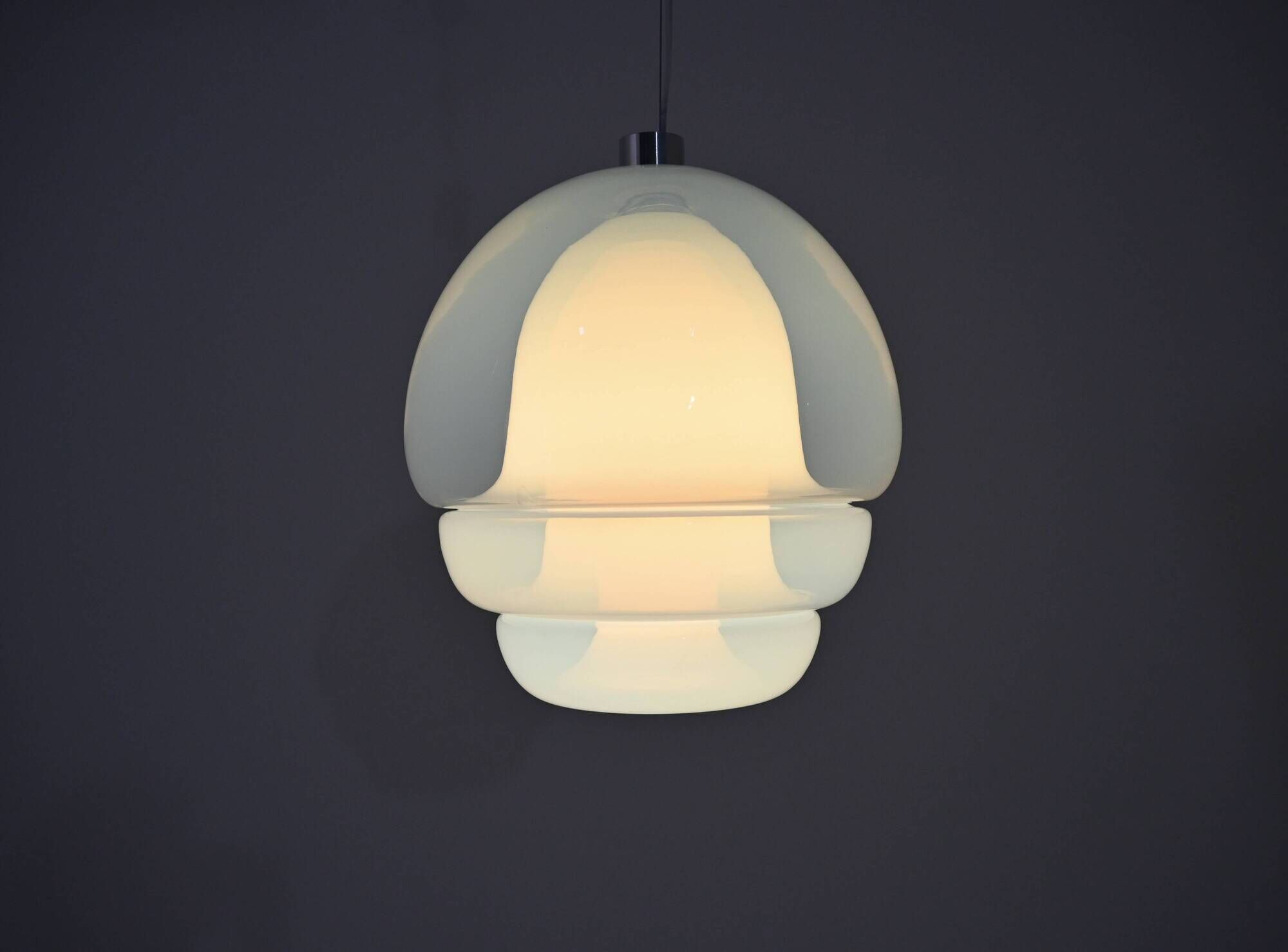 Suspension LS 134 in glass by Carlo Nason for Mazzega, 1960s