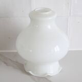 Vintage white opaline glass lampshade 19.5 cm, 4467