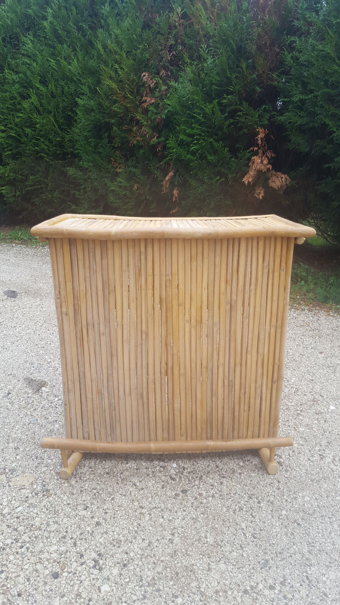 Vintage bamboo bar