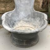 Zinc backrest bathtub XIX