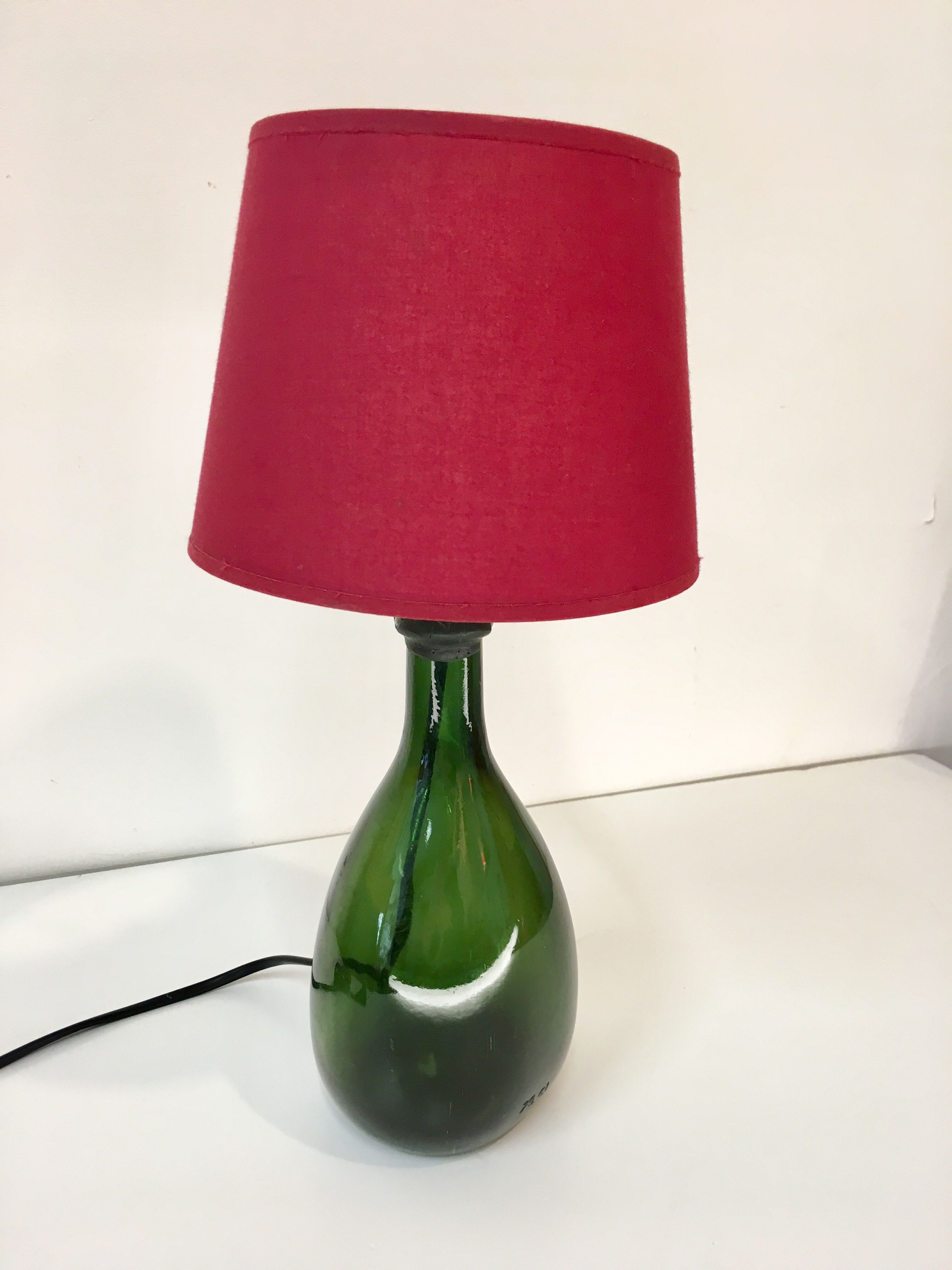 Lampe verre soufflé vintage
