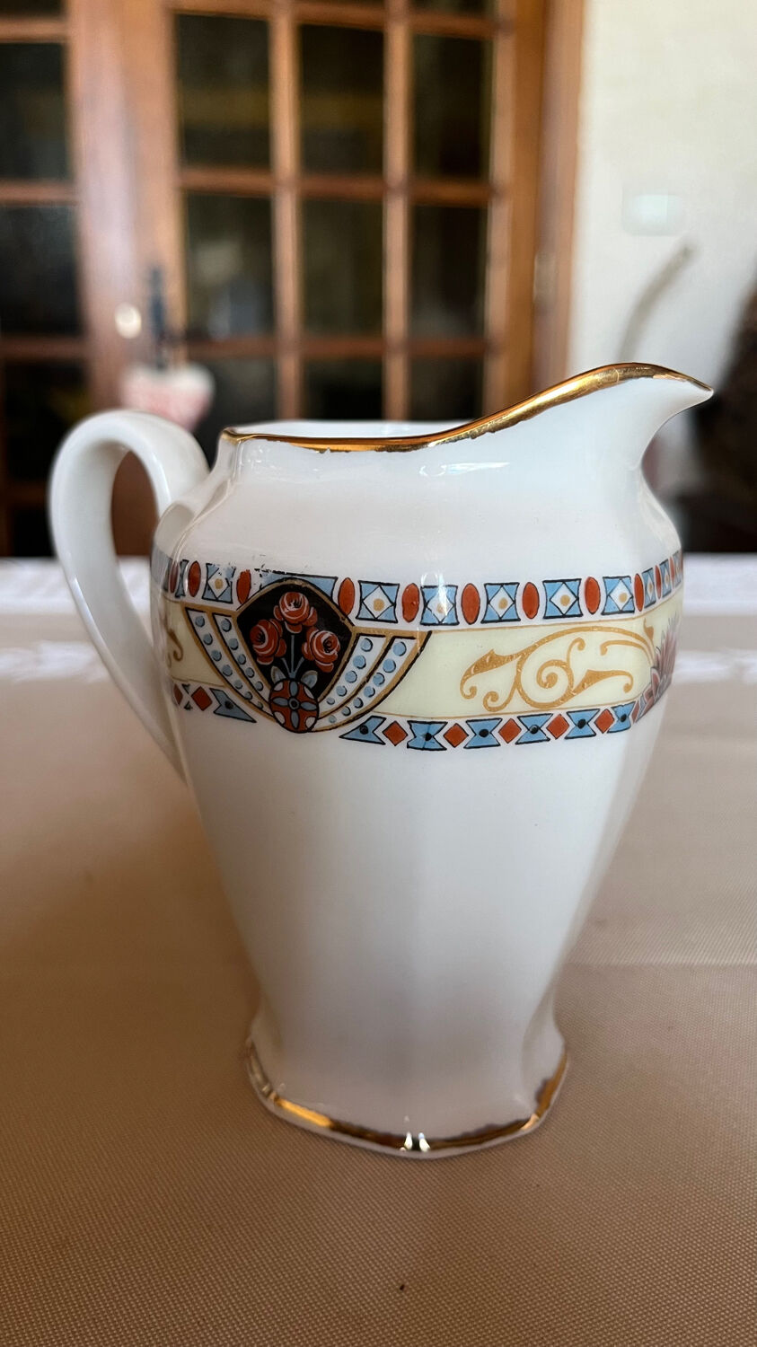 Old Limoges porcelain coffee service WG & Cie