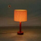 Vintage Danish design table lamp in teak Domus