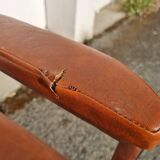 Skaï armchair from 1960, Baughman