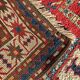 Antique Caucasian Karabakh carpet in 100% wool, late 19th century.