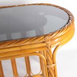 Rattan dining table