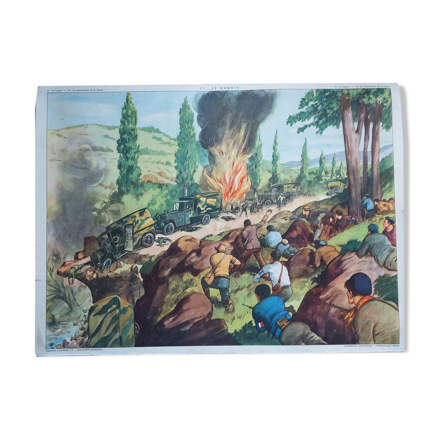 Rossignol / montmorillon educational poster