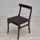 1960s, Danish design by Ole Wanscher, set of 4 Danish dinning chairs, mahogany wood, reupholstered.