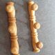 Lot vintage wall coat rack