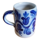 Mug tasse chope en grès au sel d’Alsace