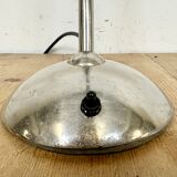 Vintage Green Enamel Bank Lamp, 1950s