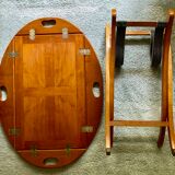 Boat table Butler in beech wood
