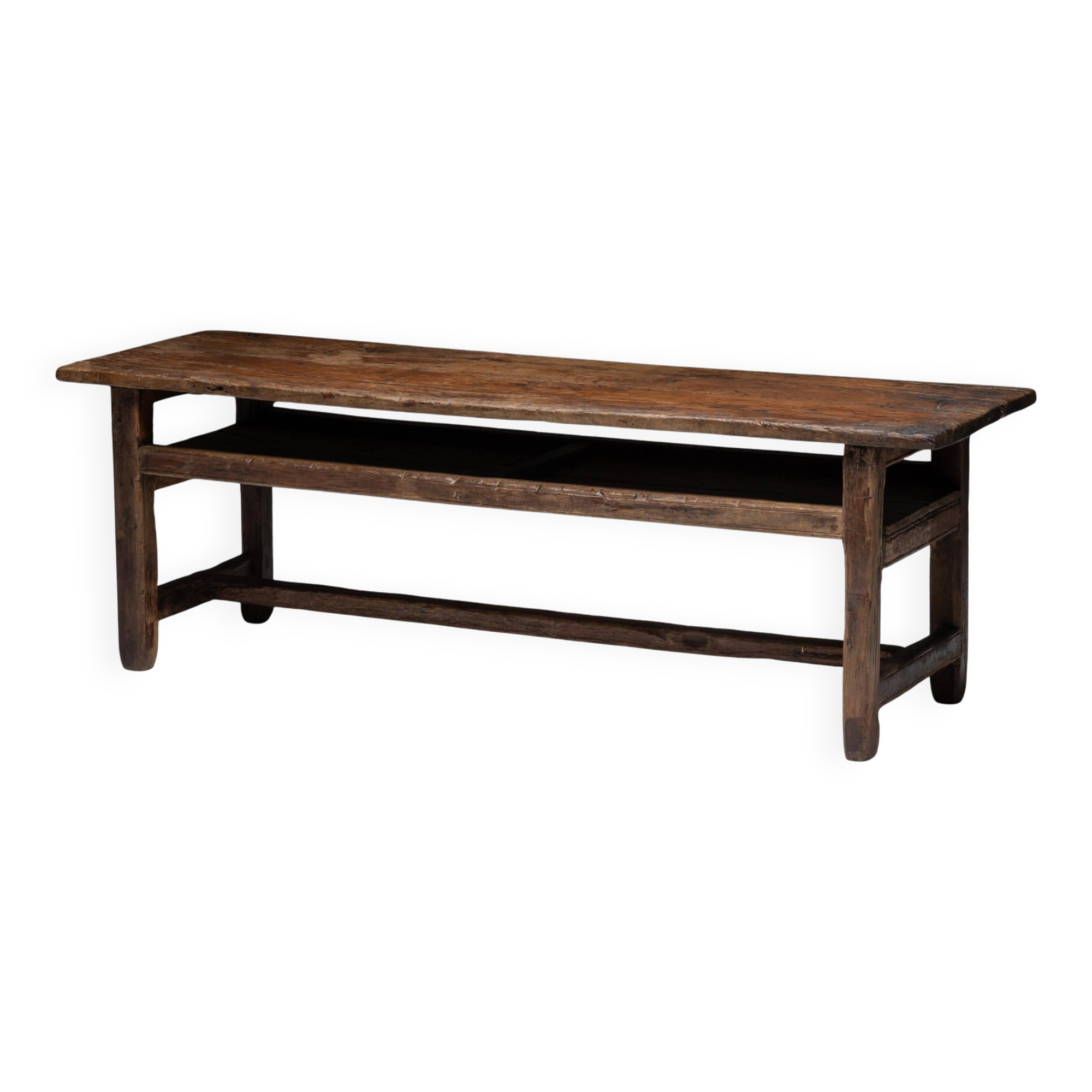 Wabi sabi farmhouse worktable, France, 19th century
