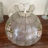 Mother-of-pearl pendant light