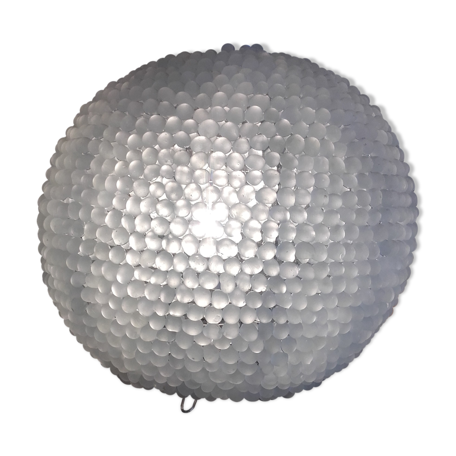 Round glass lamp