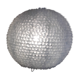 Round glass lamp