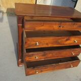 Chest of drawers L.Philippe in solid walnut