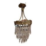 Ceiling chandelier with tassels